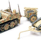 TAMIYA (1/48) German Kettenkraftrad w/Infantry Cart & Goliath Demolition Vehicle