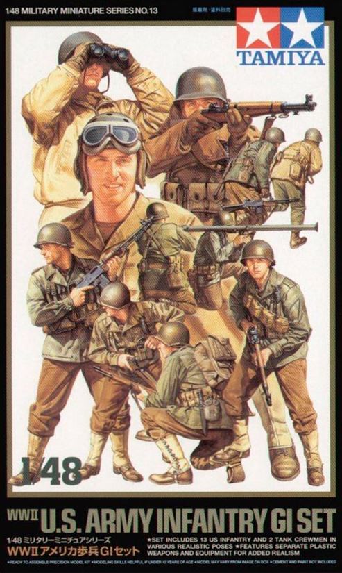 TAMIYA (1/48) WWII U.S. Army Infantry GI Set