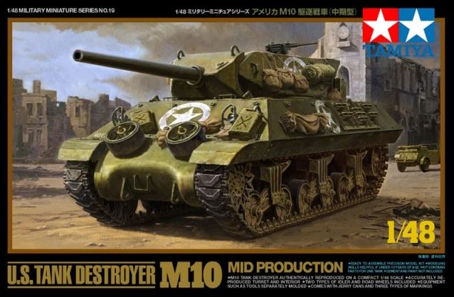 TAMIYA (1/48) U.S. Tank Destroyer M10 Mid Production