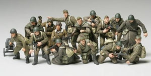 TAMIYA (1/48) WWII Russian Infantry and Tank Crew Set