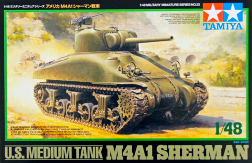 TAMIYA (1/48) US Medium Tank M4A1 Sherman