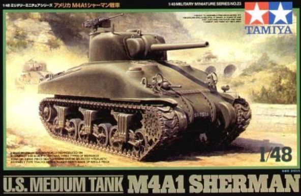 TAMIYA (1/48) U.S. Medium Tank M4A1 Sherman