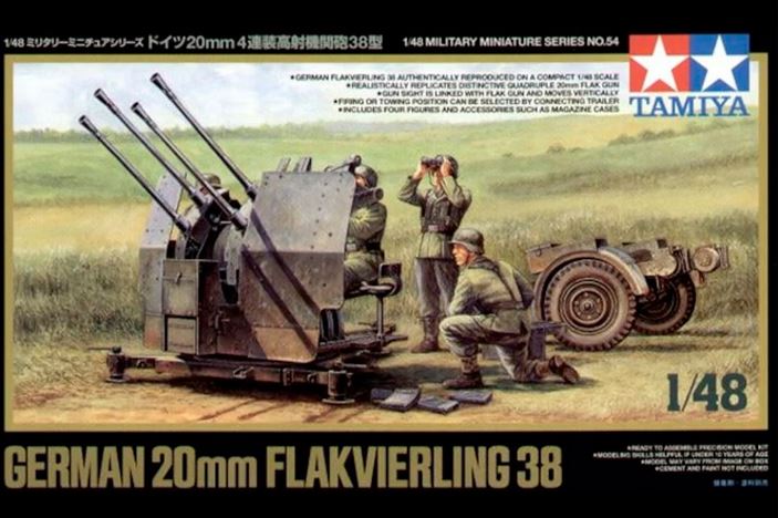 TAMIYA (1/48) German 20mm Flakvierling 38