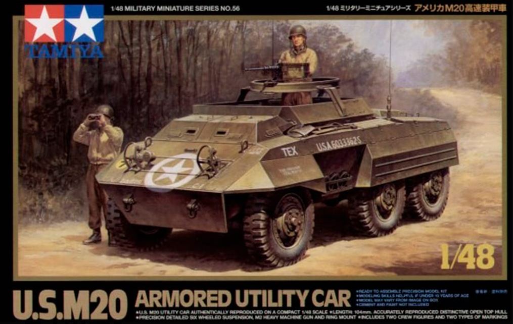 TAMIYA (1/48) US M20 Armored Utility Car