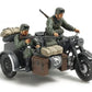 TAMIYA (1/48) German Motorcycle & Sidecar