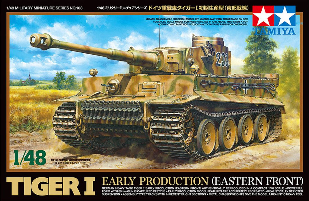 TAMIYA (1/48) German Heavy Tank Tiger I Early Production (Eastern Front)