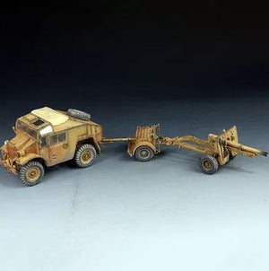 TAMIYA (1/35) British 25Pdr.Field Gun &  Quad Gun Tractor Canadian Ford F.G.T