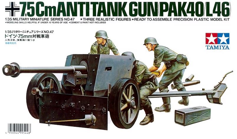 TAMIYA (1/35) 7.5cm Anti-Tank Gun (PaK 40/L46)