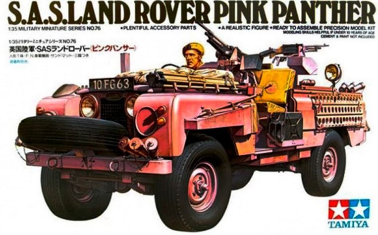 TAMIYA (1/35) British SAS Pink Panther Land Rover