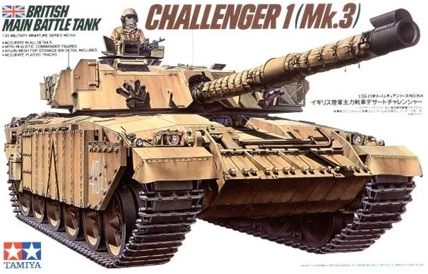 TAMIYA (1/35) British Main Battle Tank Challenger 1 (Mk.3)