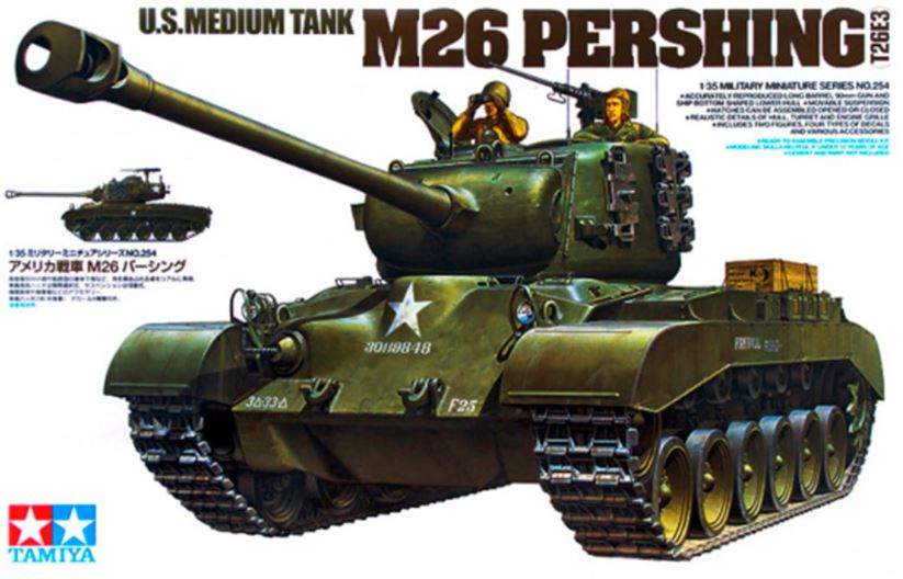 TAMIYA (1/35) US Medium Tank M26 Pershing T26E3