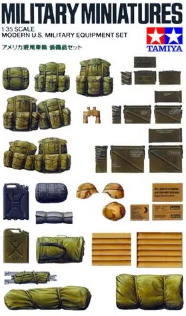 TAMIYA (1/35) Modern US Military Equipment Set