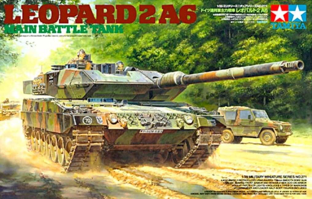 TAMIYA (1/35) Leopard 2A6 Main Battle Tank