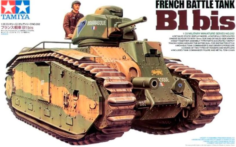 TAMIYA (1/35) French Battle Tank B1 BIS