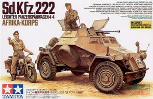 TAMIYA (1/35) Sd.Kfz.222 Leichter Panzerspahwagen 4x4 Afrika Korps