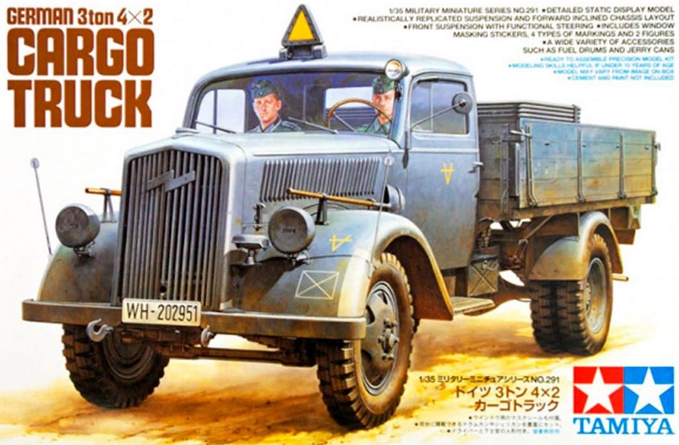 TAMIYA (1/35) German 3ton 4x2 Cargo Truck