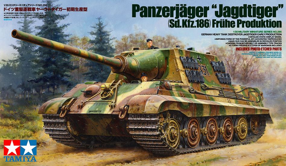 TAMIYA (1/35) German Heavy Tank Destroyer Jagdtiger Early Production