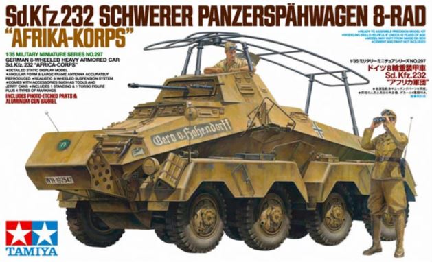 TAMIYA (1/35) Sd.Kfz.232 Schwerer Panzerspähwagen 8-Rad "Afrika-Korps"