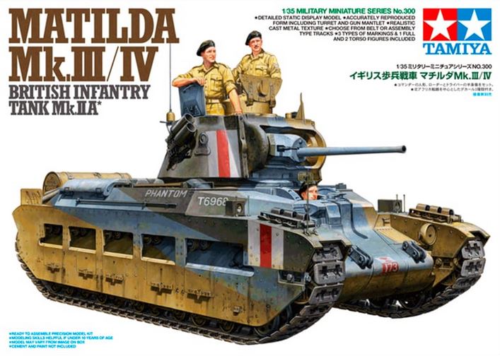 TAMIYA (1/35) Matilda Mk.III/IV British Infantry Tank Mk.IIA
