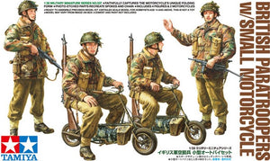 TAMIYA (1/35) British Paratroopers - w/Small Motorcycle