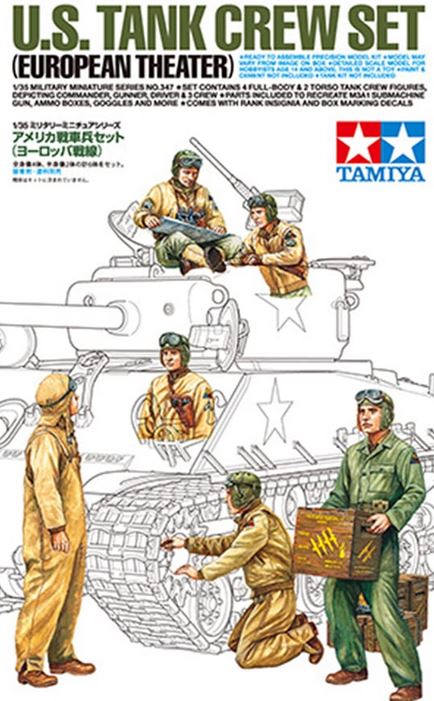 TAMIYA (1/35) US Tank Crew Set - European Theater