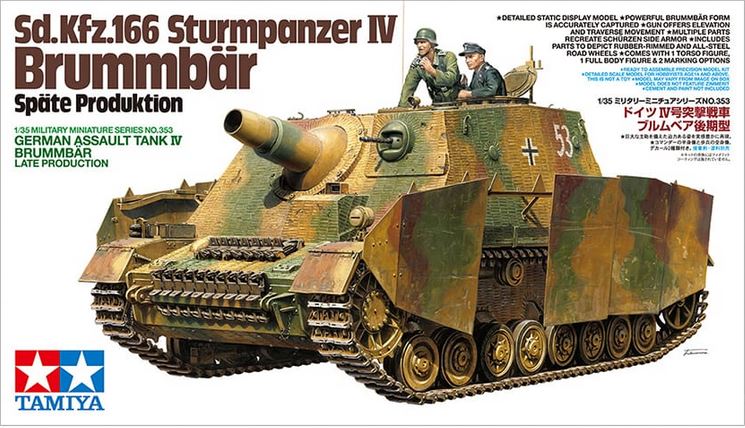 TAMIYA (1/35) Sd.Kfz.166 Sturmpanzer IV Brummbär Späte Produktion