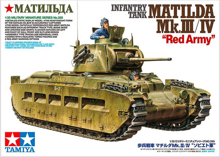 TAMIYA (1/35) Infantry Tank Matilda Mk.III/IV "Red Army"