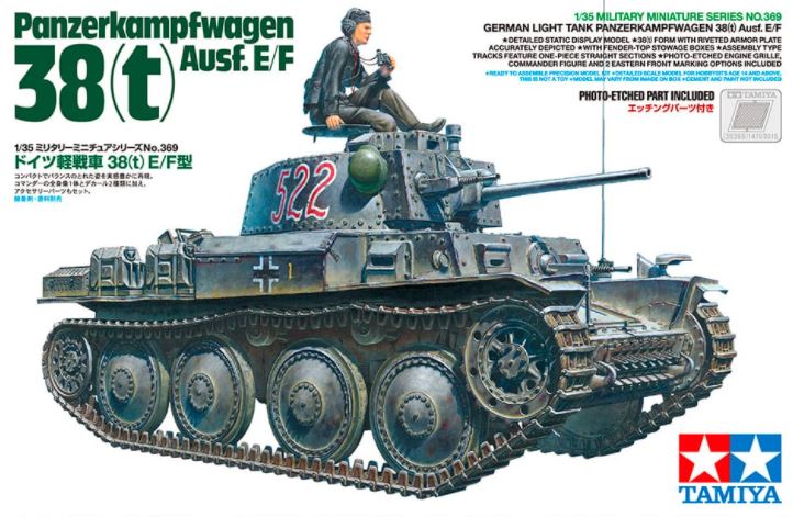 TAMIYA (1/35) Pz.Kpfw.38(t) Ausf. E/F