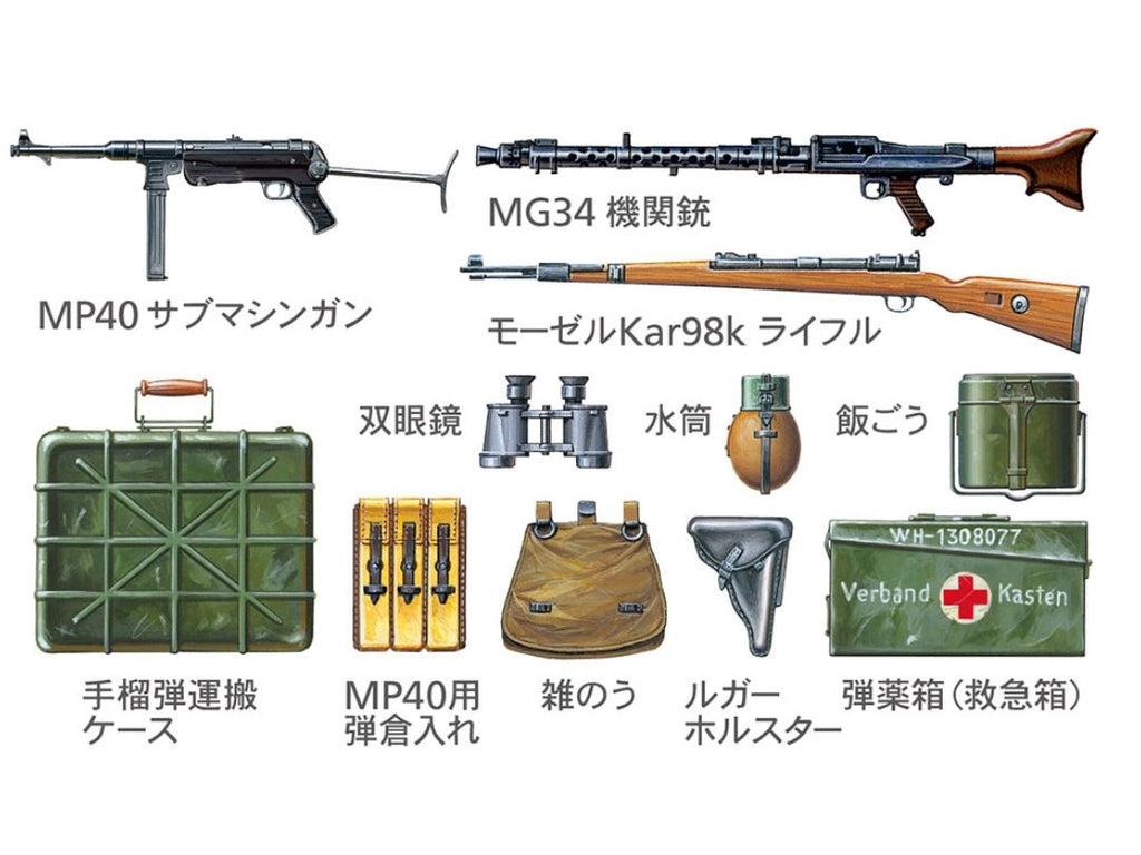 Tamiya 1:35 German Infantry Mortar Team (japan import) : : Hogar y  cocina