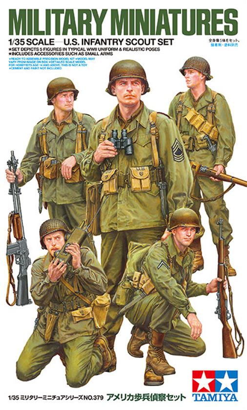 TAMIYA (1/35) US Infantry Scout Set