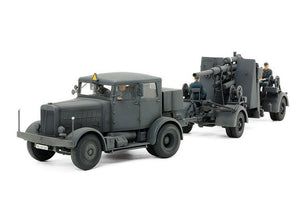 TAMIYA (1/48) German Heavy Tractor SS-100 & 88mm Gun Flak37 Set