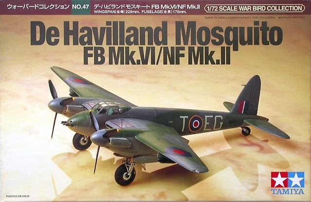 TAMIYA (1/72) De Havilland Mosquito FB Mk.VI/NF Mk.II