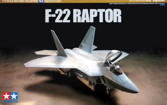 TAMIYA (1/72) Lockheed Martin F-22 Raptor