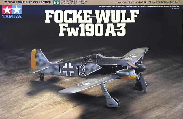 TAMIYA (1/72) Focke-Wulf Fw190 A-3