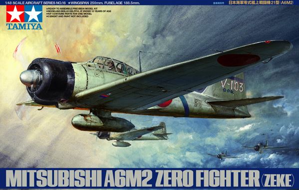 TAMIYA (1/48) Mitsubishi A6M2 Zero Fighter (Zeke)