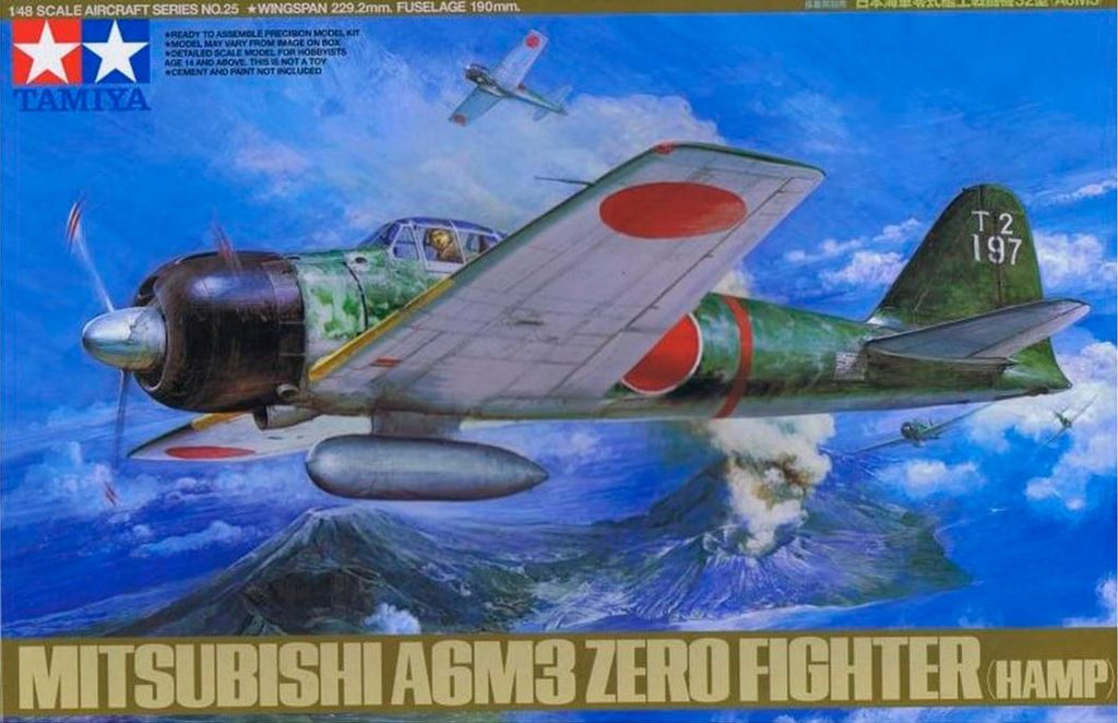 TAMIYA (1/48) Mitsubishi A6M3 Zero Fighter (Hamp)