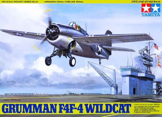 TAMIYA (1/48) Grumman F4F-4 Wildcat