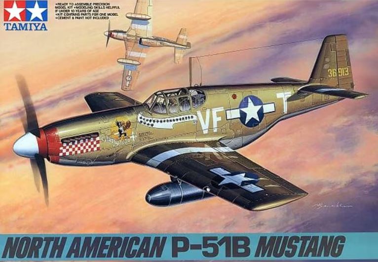 TAMIYA (1/48) North American P-51B Mustang
