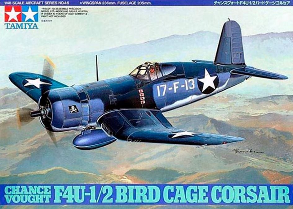 TAMIYA (1/48) Chance Vought F4U-1/2 Bird Cage Corsair