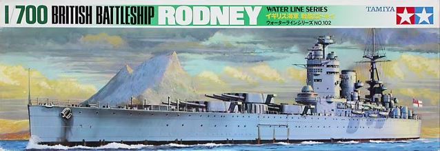TAMIYA (1/700) British Battleship Rodney