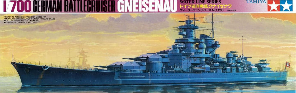 TAMIYA (1/700) German Battlecruiser Gneisenau