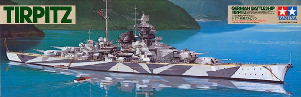 TAMIYA (1/350) German Tirpitz Battleship