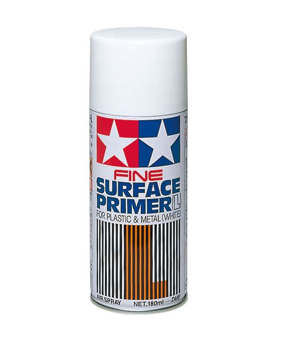 TAMIYA Surface Primer L for Plastic & Metal (White)