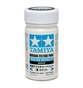 TAMIYA Diorama Texture Paint (Snow Effect, White)