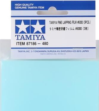 TAMIYA Fine Lapping Film #6000 (3 pieces)