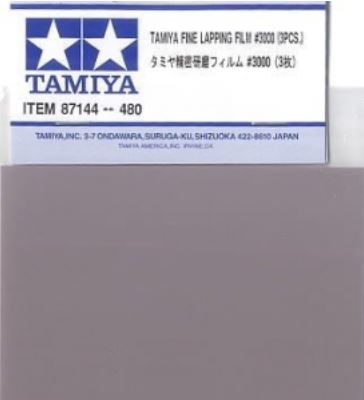 TAMIYA Fine Lapping Film #2000 (3pcs.)