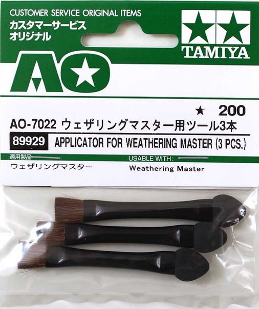 TAMIYA Applicator for Weathering Master (3 pcs)