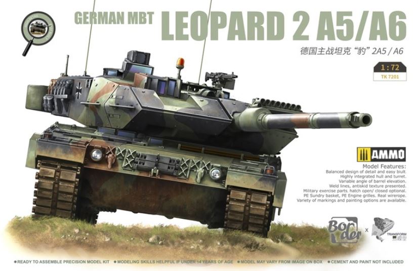 BORDER MODEL (1/72) German MBT Leopard 2A5/A6