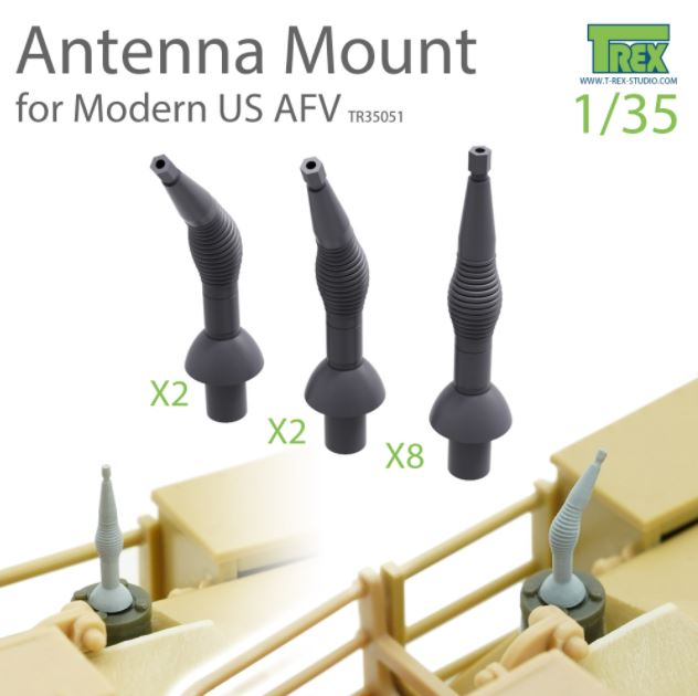 T-REX (1/35) Antenna Mount Set for Modern US AFV