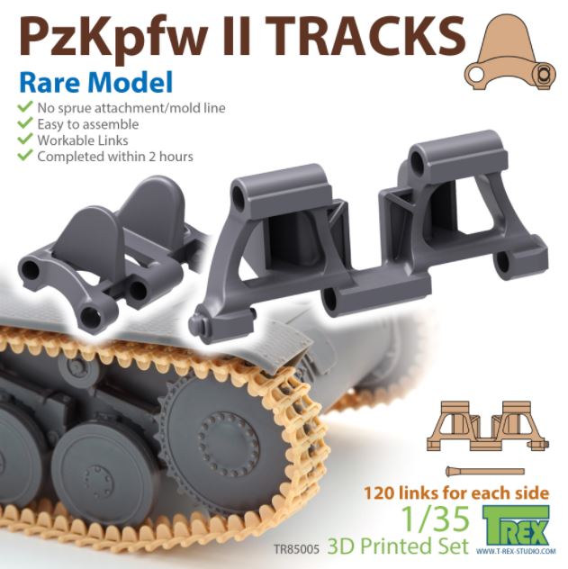 T-REX (1/35) PzKpfw II Tracks Rare Model